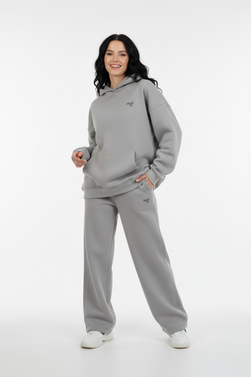 KAPUZENPULLOVER GREY