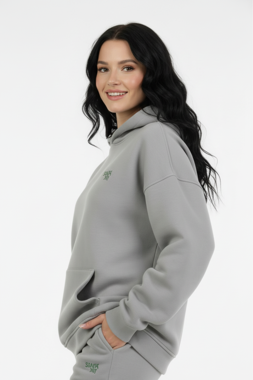 KAPUZENPULLOVER GREY