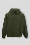 KAPUZENPULLOVER DARK GREEN