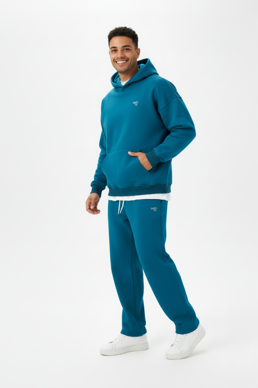 KAPUZENPULLOVER BLUE